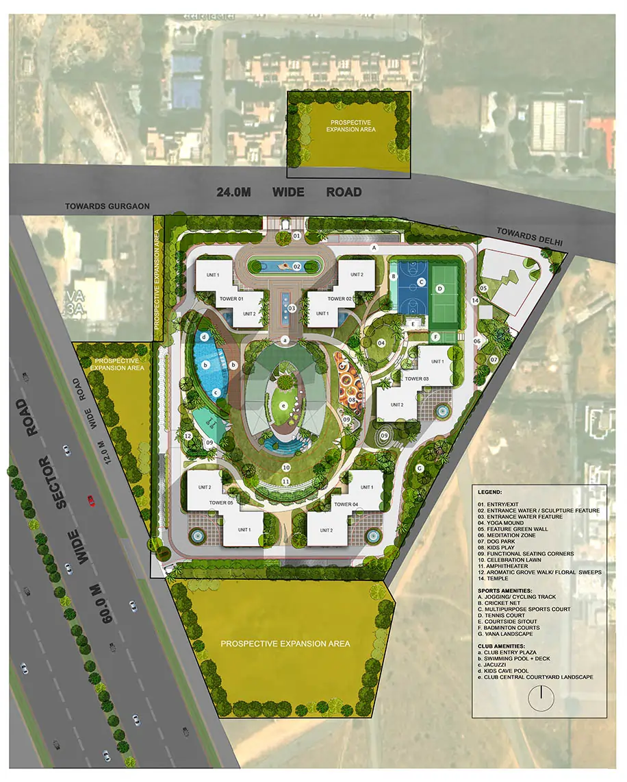 TARC ISHVA Master Floor Plan – Sector 63A, Gurugram
